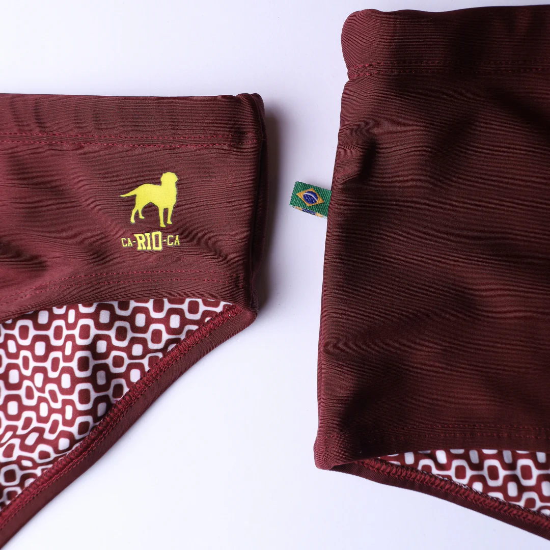 Barolo burgundy solids Men's Swimming Sunga - Beachwear for Men - Image 10