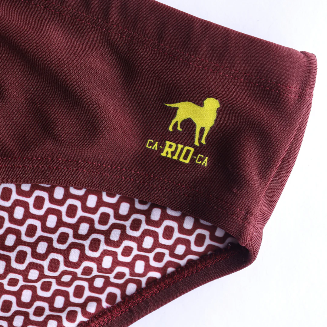 Barolo burgundy solids Men's Swimming Sunga - Beachwear for Men - Image 5
