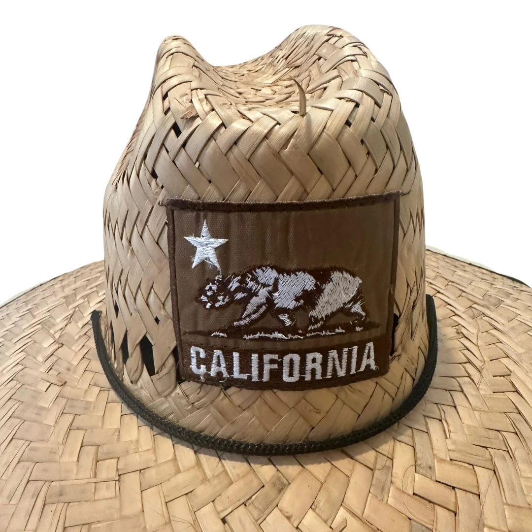 California π» Patch Lifeguard Straw Hat - CLEARANCE / FINAL SALES - Image 3