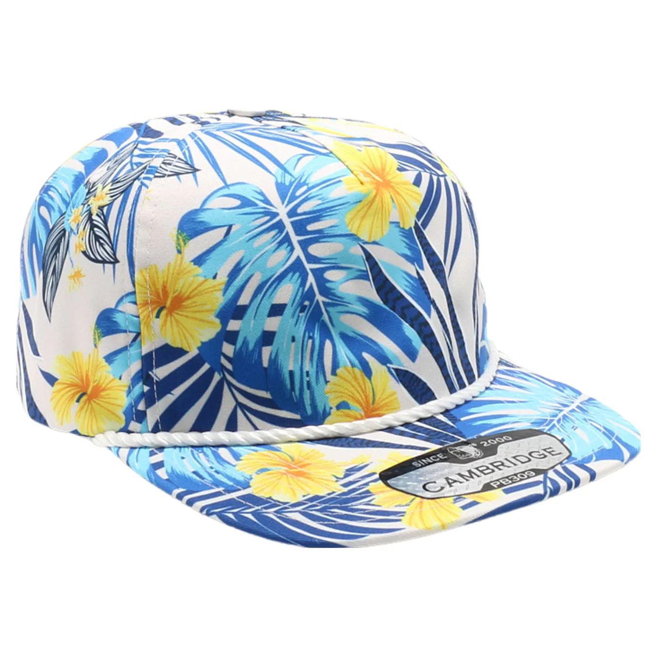 Hawaii Floral Rope Hat in assorted colors - CLEARANCE / FINAL SALES - Image 4