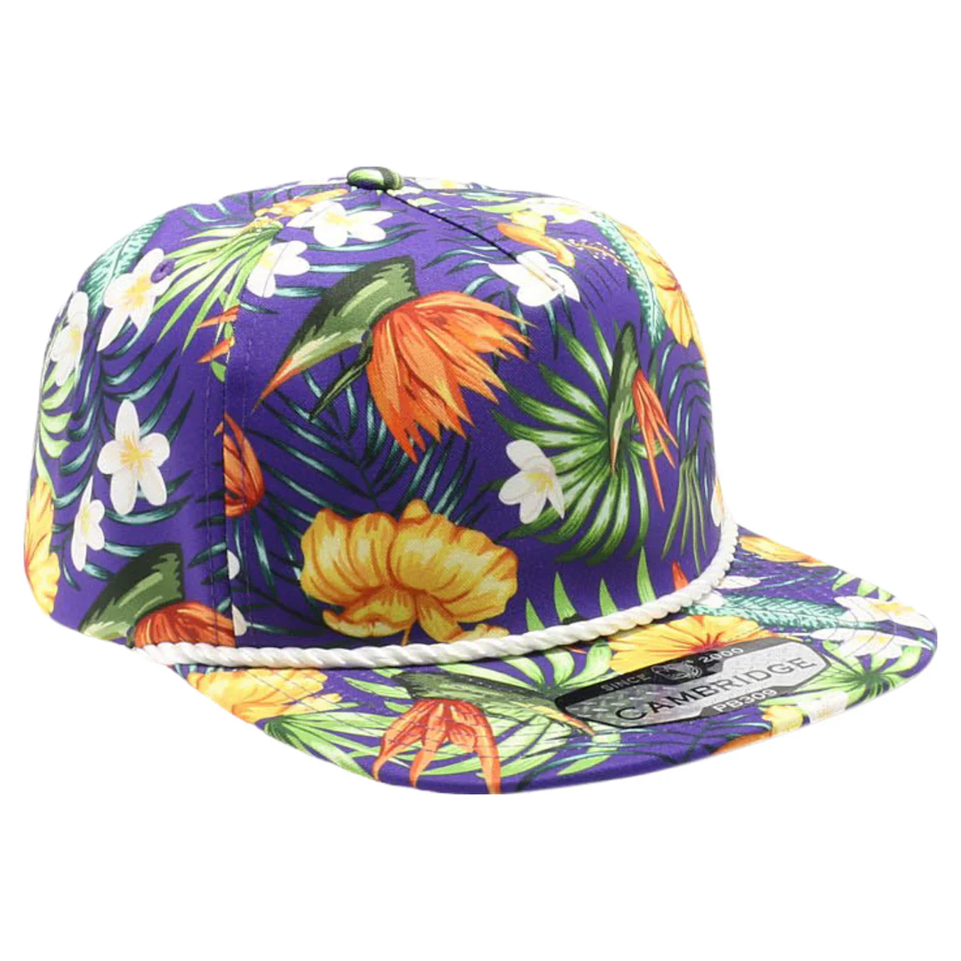 Hawaii Floral Rope Hat in assorted colors - CLEARANCE / FINAL SALES - Image 5