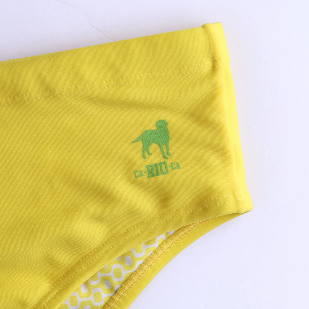 Lemonade Yellow solid Men's Swimming Sunga - Beachwear for Men - Image 12