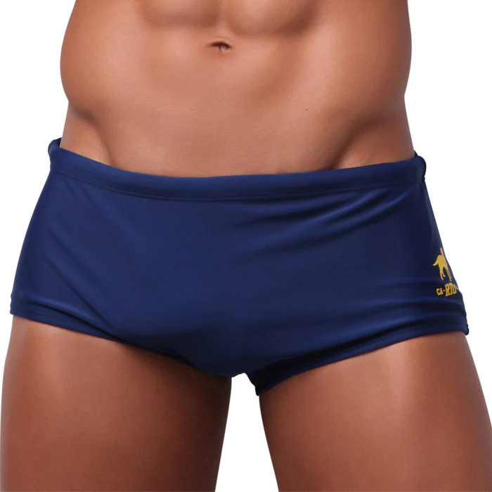 Traditional Square Solids Cut Sunga - Male Bathing Suit - Image 3